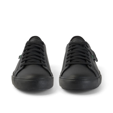 Front view of Adult Unisex Tovni Lacer Leather Alternative Black