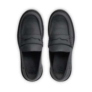 Detail view (Top view mapped) of Adult Womens Kori Loafer Leather Alternative Black