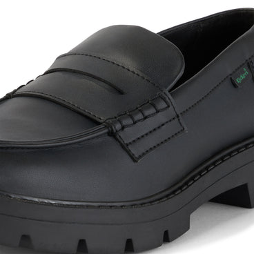 Detail view (close-up) of Adult Womens Kori Loafer Leather Alternative Black