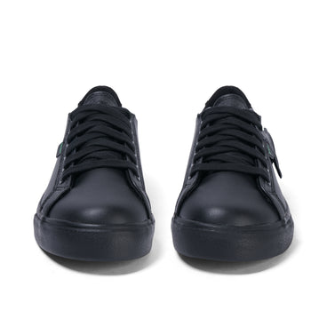 Front view of Junior Unisex Tovni Lacer Leather Alternative Black