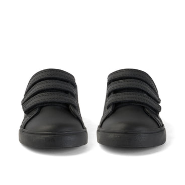 Front view of Infant Unisex Tovni Trip Leather Alternative Black