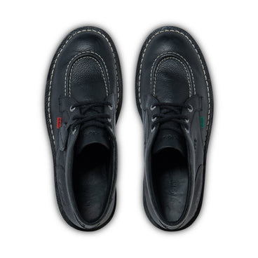 Detail view (Top view mapped) of Adult Unisex Daltrey Chuk Leather Black