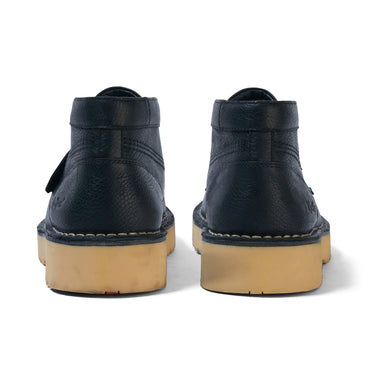 Back view of Adult Unisex Daltrey Chuk Leather Black