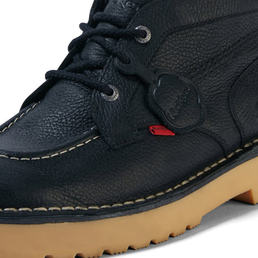 Detail view (close-up) of Adult Unisex Daltrey Chuk Leather Black