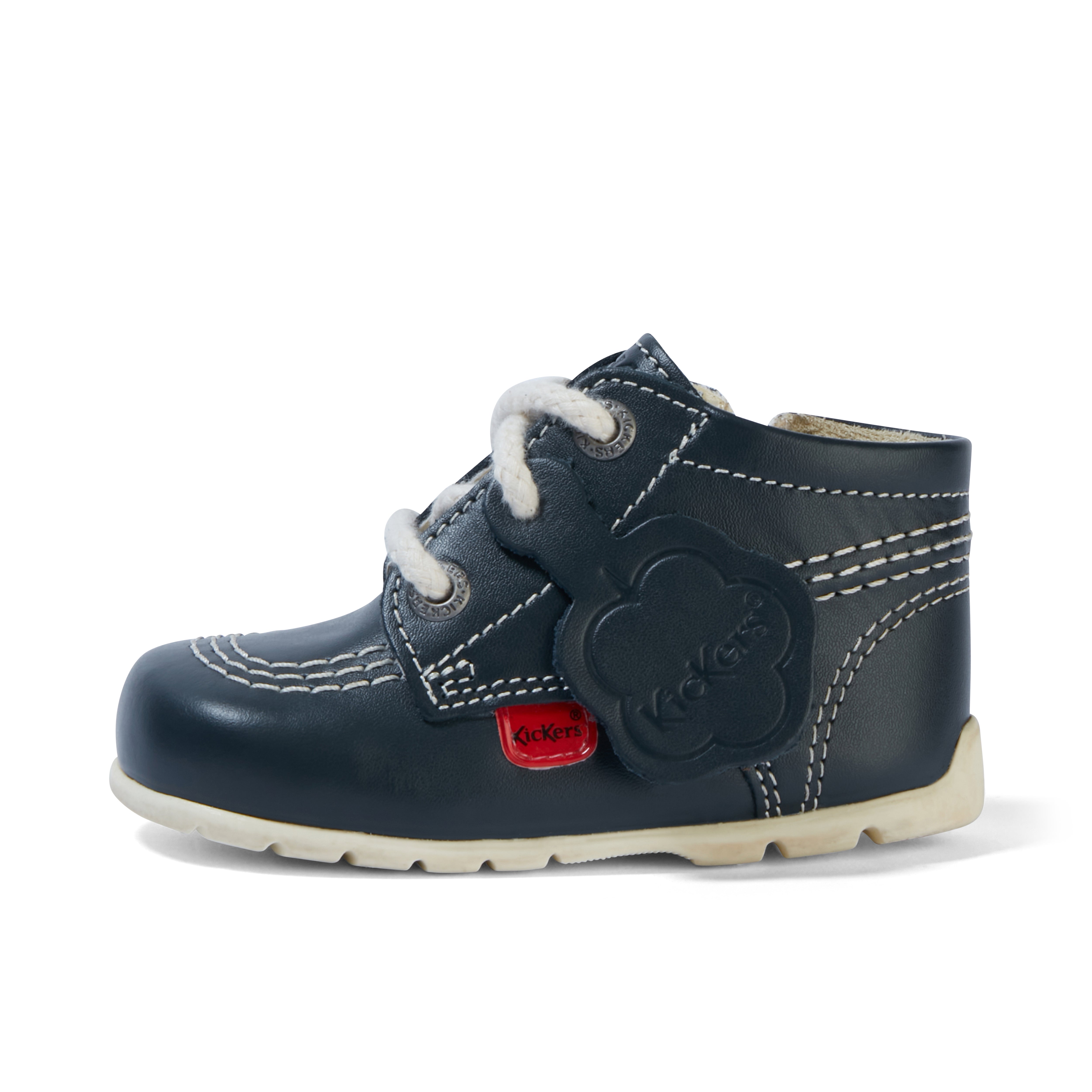 Kick Hi Baby Lthr Bu Nvy Blue | Kickers