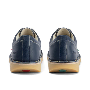 Back view of Adult Unisex Kick Lo Leather Navy