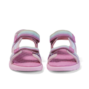Front view of Junior Girls Kickster Sandal White