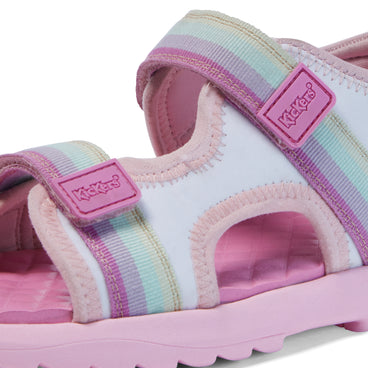 Detail view (close-up) of Junior Girls Kickster Sandal White