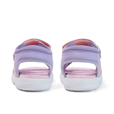 Back view of Junior Girls Kickster Sandal Purple