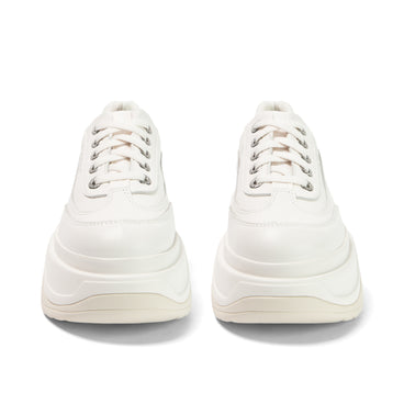 Front view of Adult Unisex Kade Lo Leather White