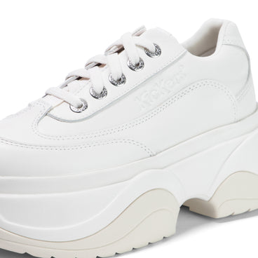 Detail view (close-up) of Adult Unisex Kade Lo Leather White