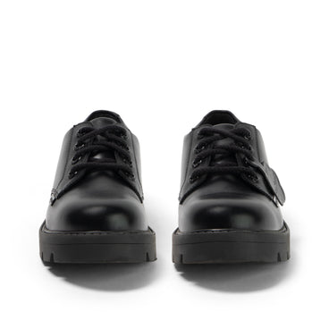Front view of Adult Womens Kori Lace High shine Leather Black