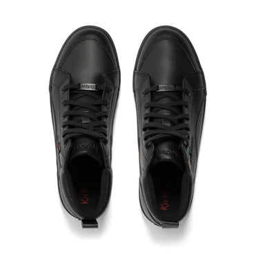 Detail view (Top view mapped) of Adult Mens Tovni Hi Mix Leather Black