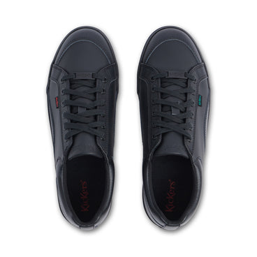 Detail view (Top view mapped) of Adult Mens Tovni Lo Mix Leather Black