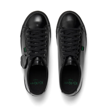 Detail view (Top view mapped) of Adult Womens Tovni Lacer Leather Alternative Patent Leather Black