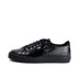 Left side view of Youth Womens Tovni Lacer Leather Alternative Patent Leather Black