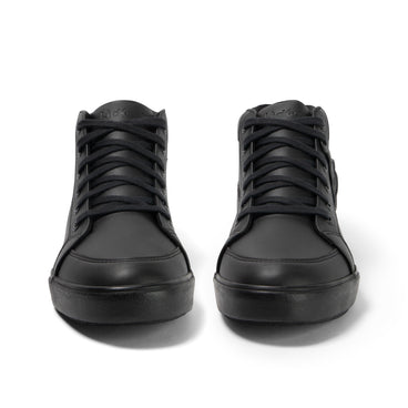 Front view of Adult Unisex Tovni Hi Leather Alternative Black