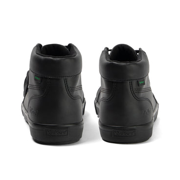 Back view of Adult Unisex Tovni Hi Leather Alternative Black