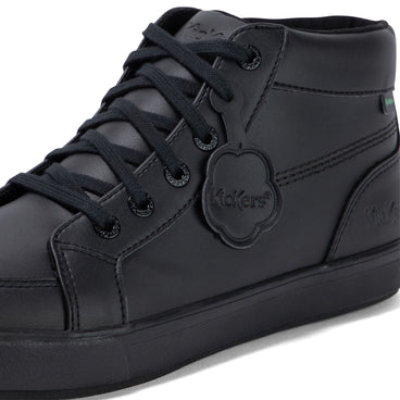 Detail view (close-up) of Adult Unisex Tovni Hi Leather Alternative Black