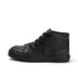 Left side view of Junior Unisex Tovni Hi Leather Alternative Black