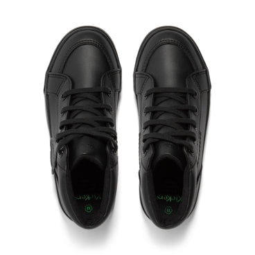 Detail view (Top view mapped) of Junior Unisex Tovni Hi Leather Alternative Black