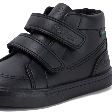 Detail view (close-up) of Infant Unisex Tovni Hi Vel Leather Alternative Black