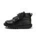Left side view of Infant Boys Kick Hi Roll Leather Black