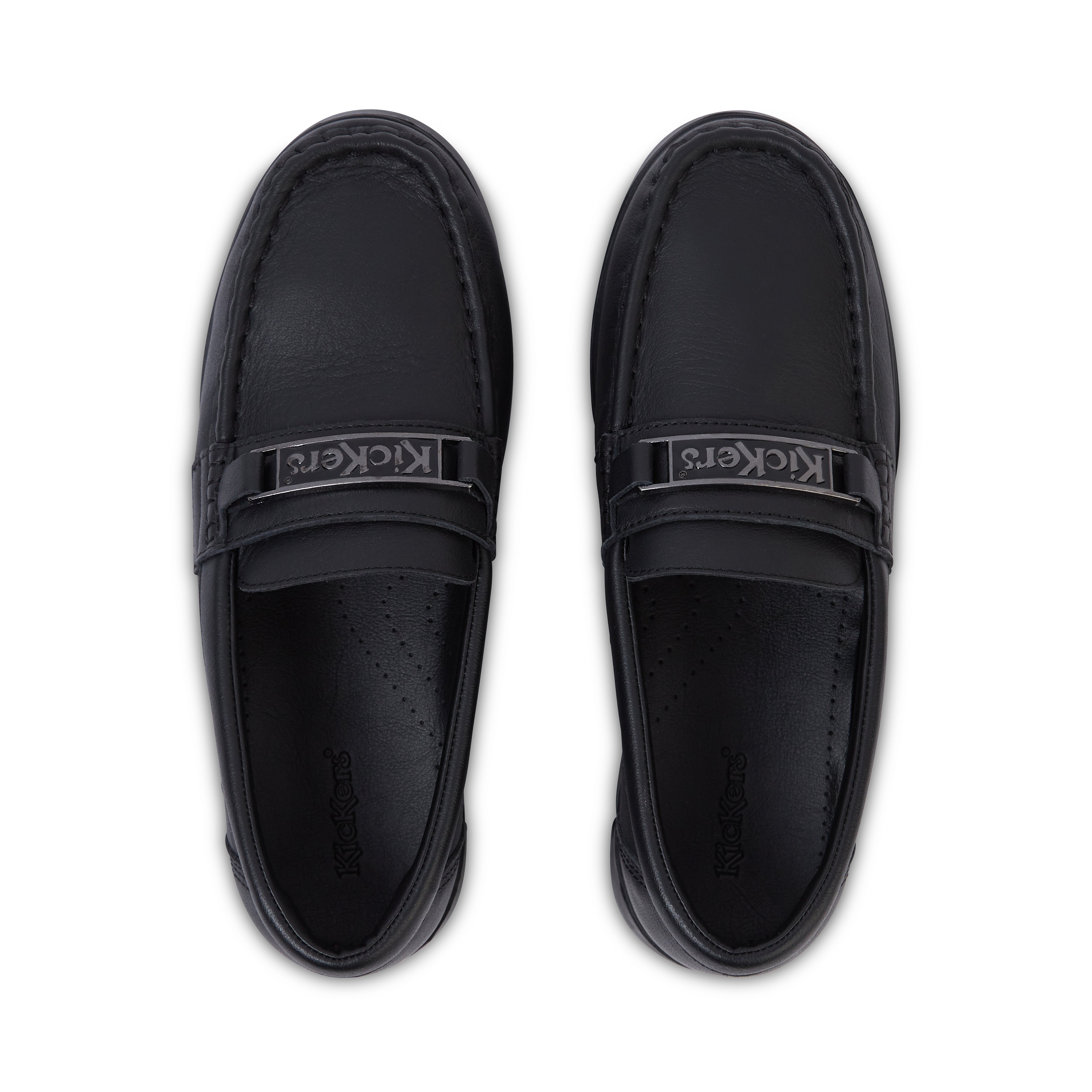 Lennon Loafer Lthr Au Blk/Blk Black | Kickers