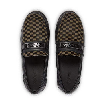 Detail view (Top view mapped) of Adult Unisex Lennon Loafer Leather Black