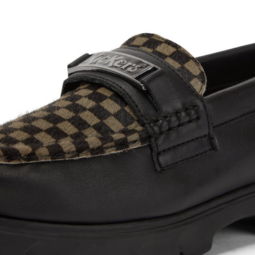 Detail view (close-up) of Adult Unisex Lennon Loafer Leather Black