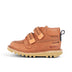 Left side view of Infant Boys Kick Hi Roll ZigZag Boots Leather Tan