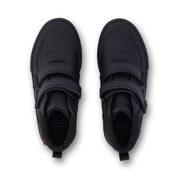 Detail view (Top view mapped) of Junior Boys Tovni Scuff Hi Leather Black