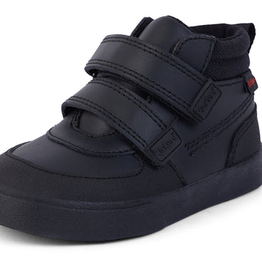 Detail view (close-up) of Infant Boys Tovni Scuff Hi Leather Black