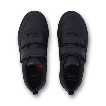 Detail view (Top view mapped) of Junior Boys Tovni Scuff Lo Leather Black