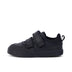 Left side view of Infant Boys Tovni Scuff Lo Leather Black