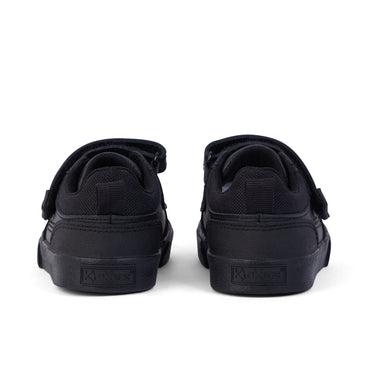 Back view of Infant Boys Tovni Scuff Lo Leather Black