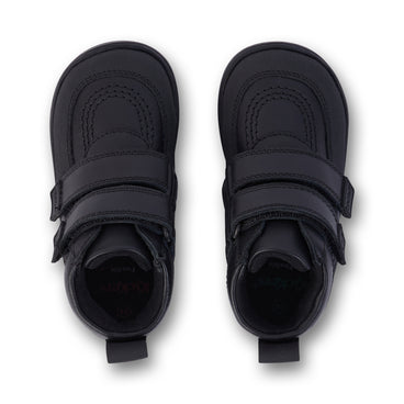 Detail view (Top view mapped) of Infant Unisex Playflex Hi Vel Leather Black