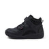 Left side view of Infant Boys Stomper Hi Leather Black