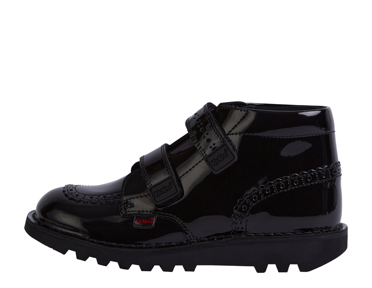 Kick Hi Vel Brogue Patent Leather