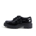 Left side view of Junior Girls Kori Lace Patent Leather Black