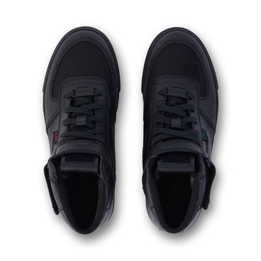 Detail view (Top view mapped) of Youth Unisex Tovni Hi Mix Mesh Leather Black