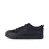 Left side view of Youth Unisex Tovni Lo Mix Mesh Leather Black