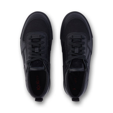 Detail view (Top view mapped) of Youth Unisex Tovni Lo Mix Mesh Leather Black