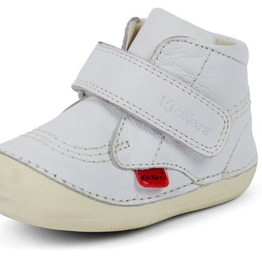 Detail view (close-up) of Baby Unisex Softer Hi Baby Leather White