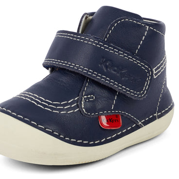 Detail view (close-up) of Baby Unisex Softer Hi Baby Leather Navy