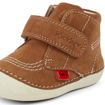 Detail view (close-up) of Baby Unisex Softer Hi Baby Suede Tan