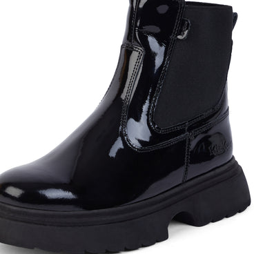 Detail view (close-up) of Junior Women Kenzi Chelsea Patent Leather Black