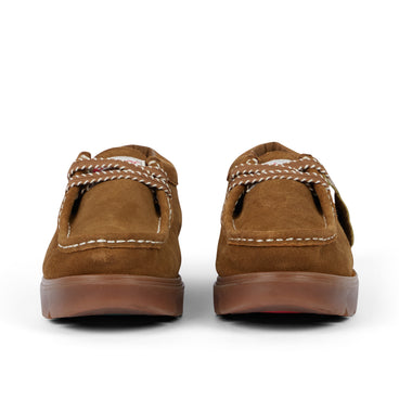 Front view of Adult Unisex Lennon Wall Suede Tan