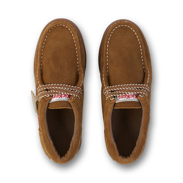 Detail view (Top view mapped) of Adult Unisex Lennon Wall Suede Tan