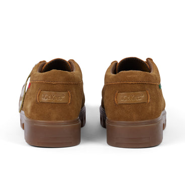 Back view of Adult Unisex Lennon Wall Suede Tan